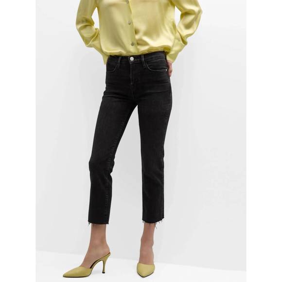 NEW FRAME le high straight released hem jeans in hutchinson - Picture 3 of 4